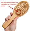 1PC Wood Comb Professional Healthy Paddle Cushion Hair Loss Massage Brush Hairbrush Comb Scalp Hair Care Healthy Bamboo Comb