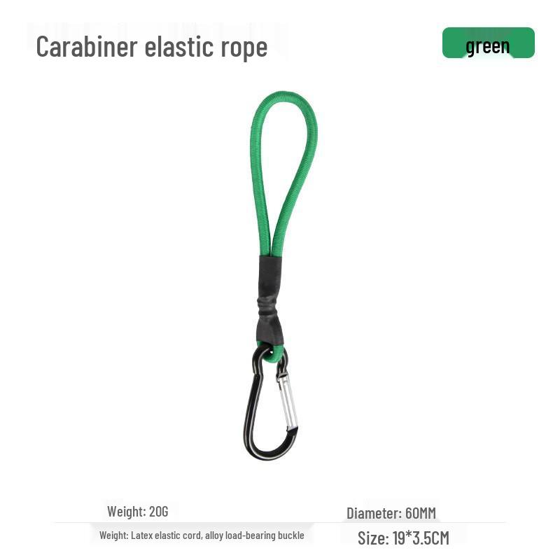 Portable Elastic Buckle Ropes & Hooks for Camping: Multi-functional Tarp Tent Accessories