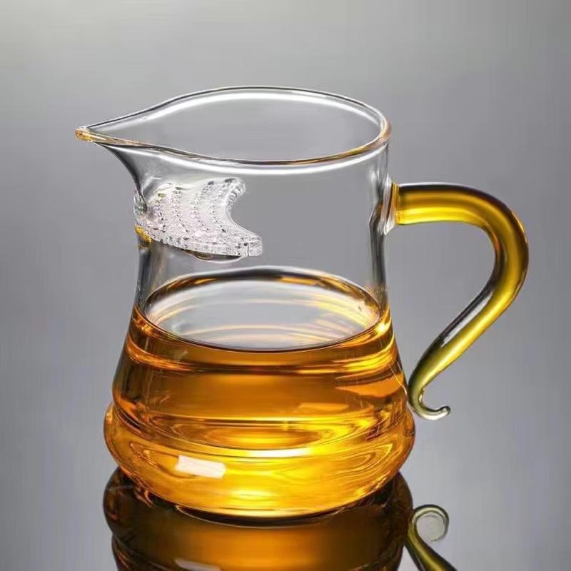Shangqi Heat-Resistant Glass Fairness Tea Cup with Filter