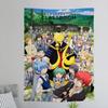 Assassination Classroom Volle Klasse Wandteppich Korosensei 3E Schüler Verspielte Raumdekoration für Comedy Anime Shonen Fans