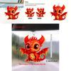 New Acrylic Cartoon Red Dragon Car Hanging Ornament Decorative Accessory For Interior