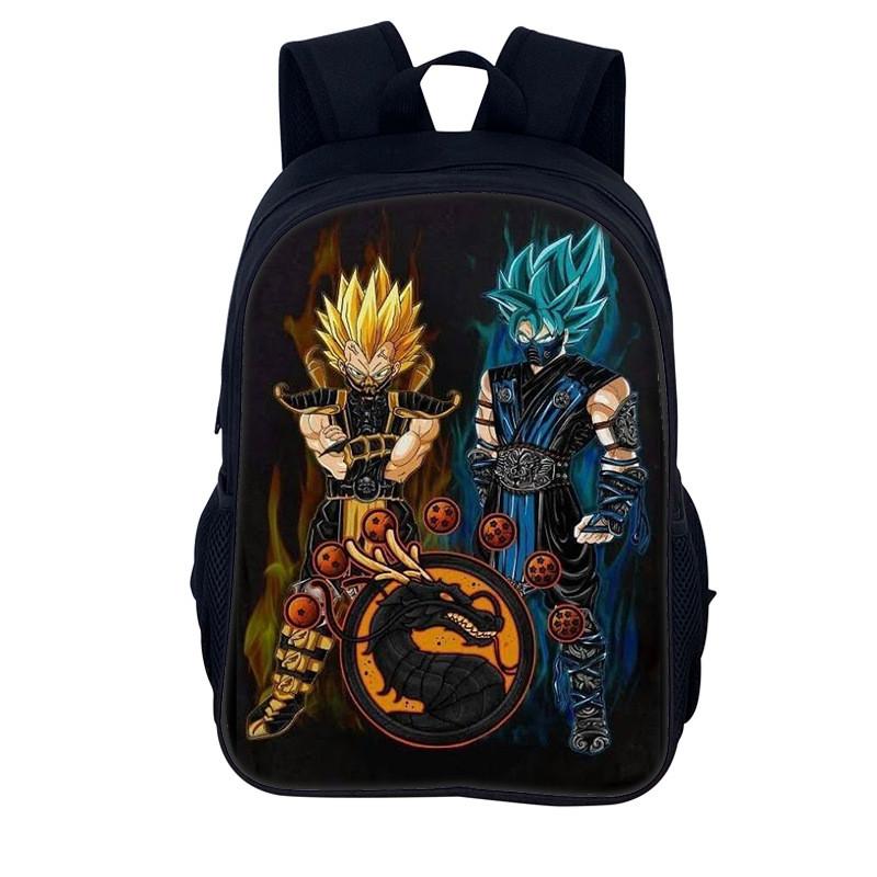Dragon Ball Ryggsäck För Män Kvinnor Nylon Vardaglig Skolresväska