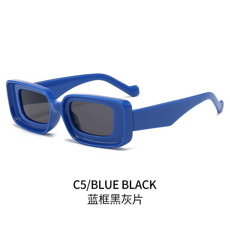European and American New Sunglasses Women's Personalized Fashion Square Sunglasses Men's Concave High-end Trendy Glasses