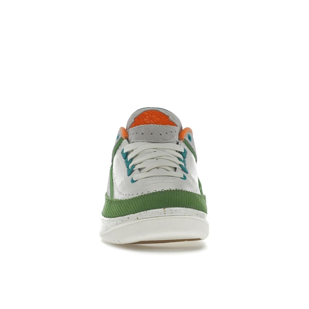 Titan X  Air Jordan 2 Retro Low Women Sneakers Cream Sail Safety-Orange DV6206-183