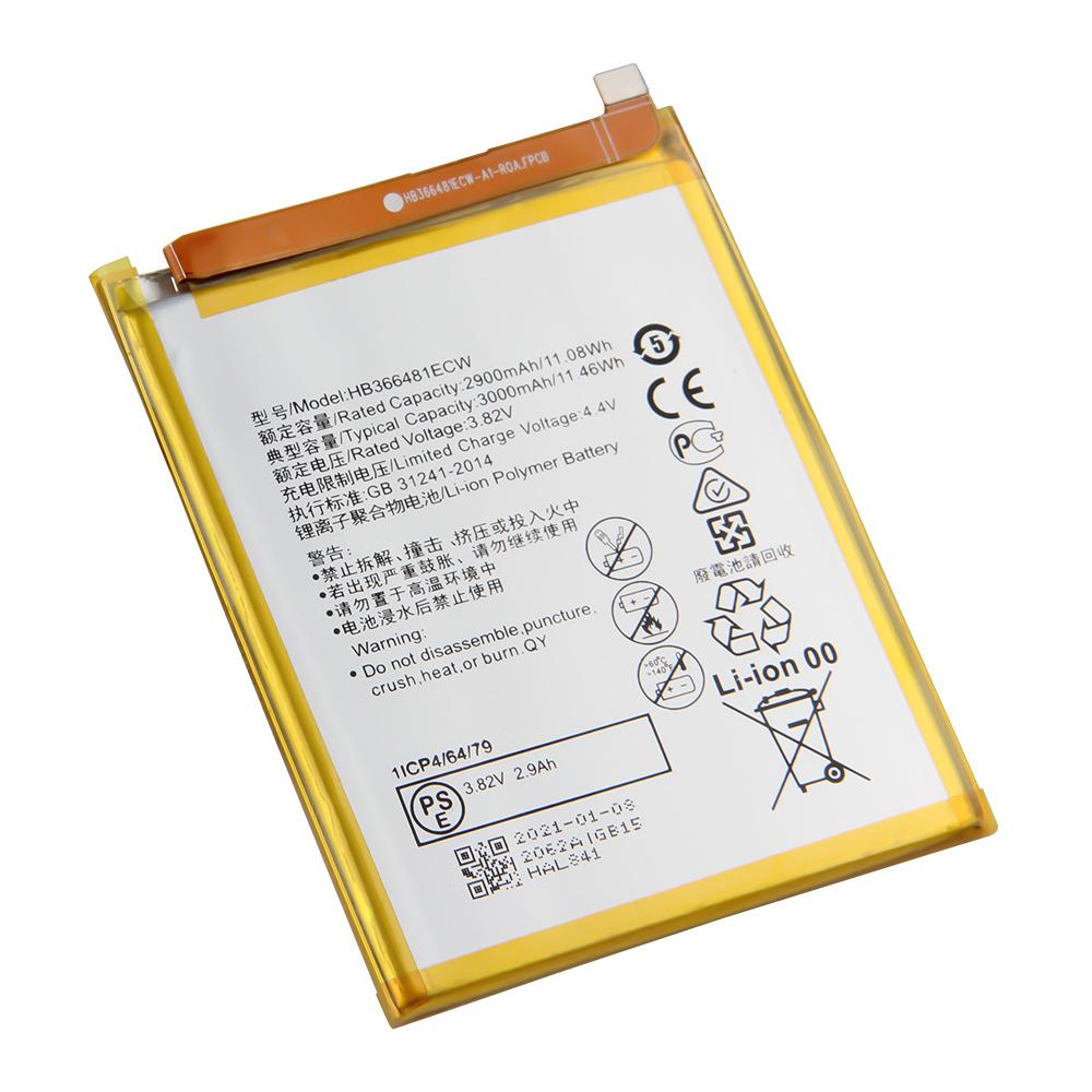 Batería de Litio Recargable Para Huawei Honor 8 lite 9i 9 Lite P9 Lite Nova Lite Nova 3E GT3 Y6 prime 2018 HB366481ECW Batería de Teléfono 3000mAh