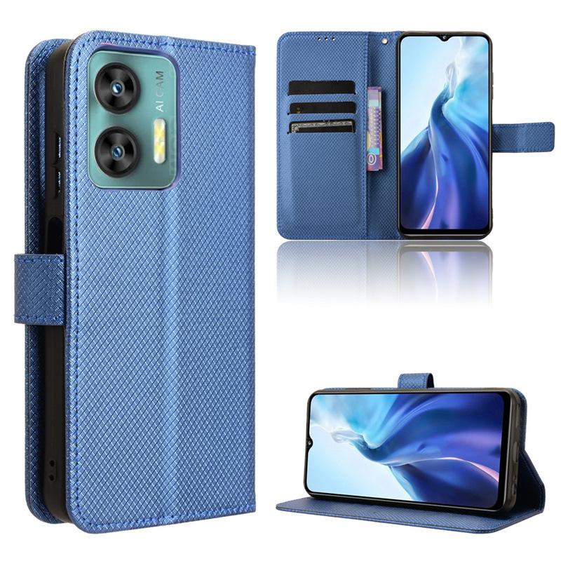 Leather Flip Cover for Oukitel C31/C35/C36/C37/C38 PU Leather Lanyard Flip Card Clip Protective Case