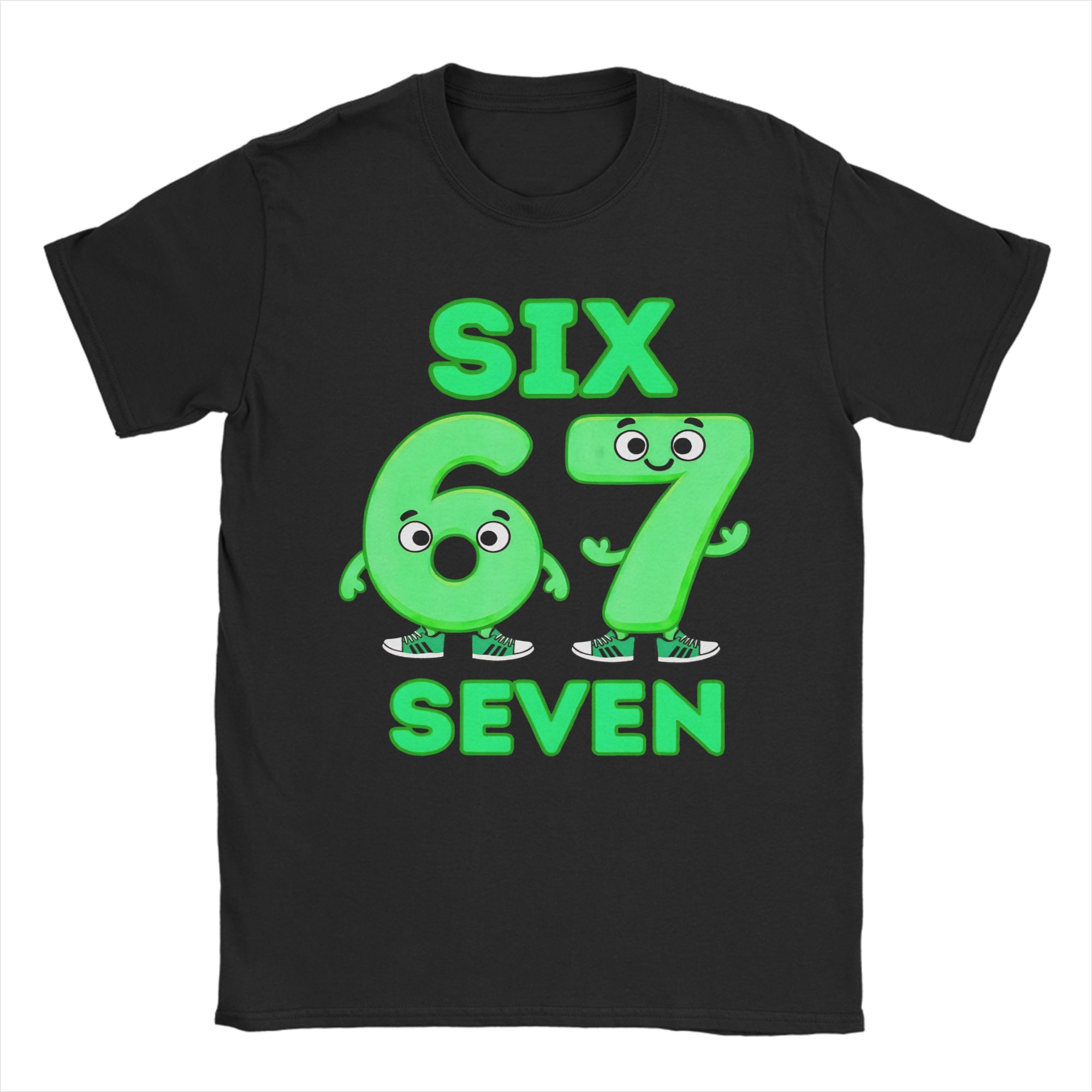 

67 Six Seven 6-7 Funny Italian Brainrot Graphic Printing T Shirt Men Women Cotton Tee Shirt Clothing 4XL