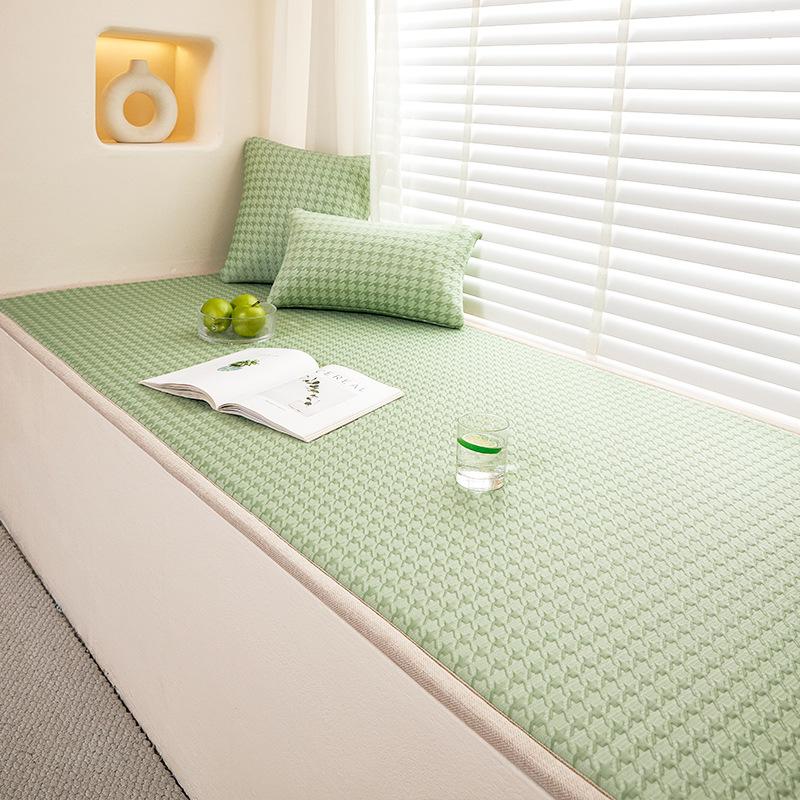 Summer Cool Doudou Bay Window Mat Window Sill Mat  New Balcony Mat Non-Slip Cold Window Sill Protective Mat