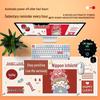 OIMG Extra Large Heating Leather Desk Pad