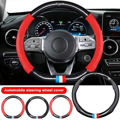 Priedušný protišmykový poťah na volant z PU kože pre Raptor Fiesta Focus 2 3 4 Mondeo Ecosport Mustang Fusion