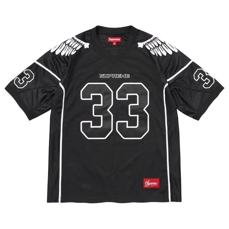 Supreme Wings Football Jersey Black
