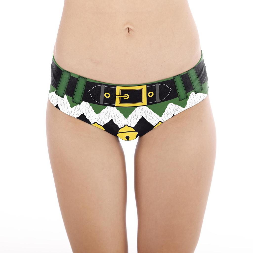 2024 Sexy Santa Claus Digital Print Women's Triangle Panties - B153-002