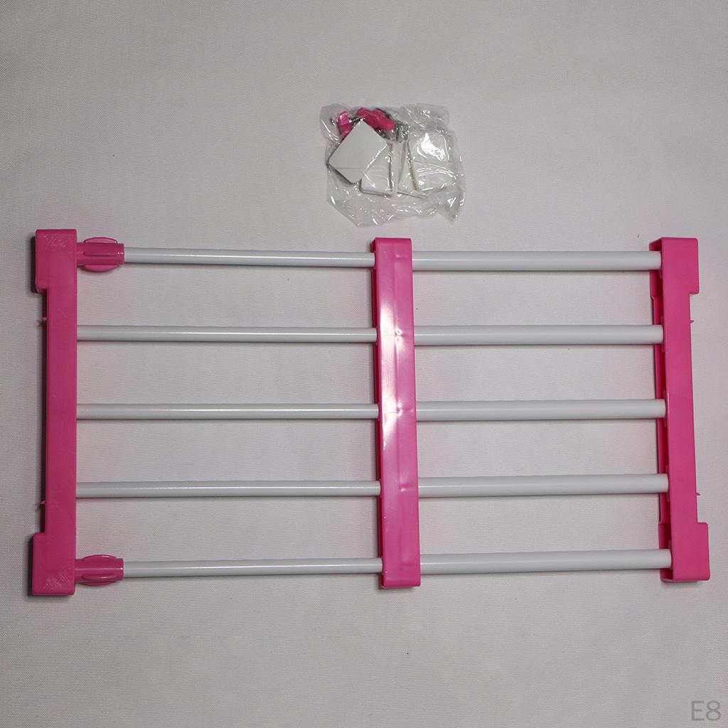 Adjustable layered separator wardrobe kitchen bathroom storage rack clothing racks toy