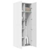 Vidaxl Tall Cabinet, White, 70X42.5X185 Cm, Wood-Based Material
