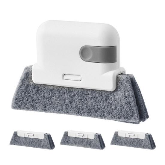 

Щетка для чистки оконных пазов со сменной губкой Набор инструментов для чистки окон серый