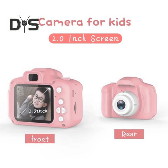 Video Camera Outdoor Photography Toy with Lanyard 1080P IPS Screen Easy to Use Compact Rechargeable Digital Camera Children Toys