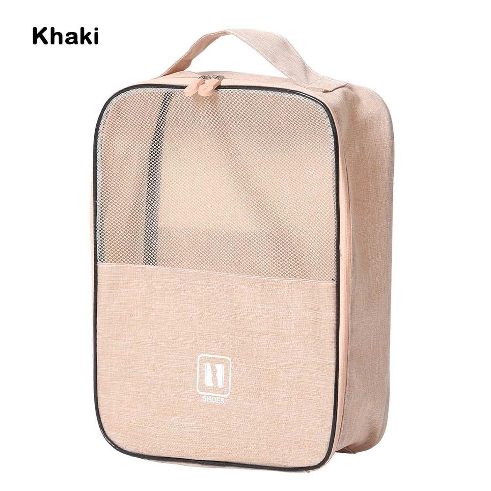

Fashion Oxford Cloth Shoe Storage Bags Portable Hanging Travel Shoe Bag Multi-function Waterproof Shoe Organizer хаки