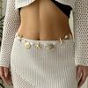 Boho Ocean Starfish Shell Belly Chain Women Metallic Waist Belt Summer Holiday Bikini Jewelry