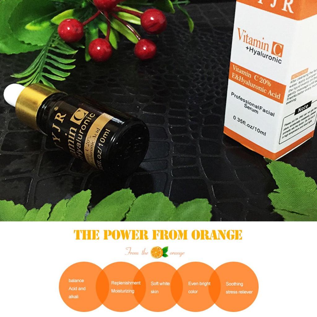 Vitamin-C-Serum, Anti-Aging-Feuchtigkeit, Anti-Falten-Aufhellung, VC-Essenzöl