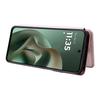 For Motorola Moto G67 Power 5G Case Carbon Fiber Texture Drop-Proof PU Leather Phone Cover