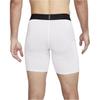 Nike Pro Logo Print Comfortable Elastic Slim Fit Sports Shorts Men shorts White FB7963-100
