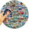 100 Cartoon National Park Graffiti Stickers DIY Decorative Guitar Notebook Suitcase DIY Waterproof