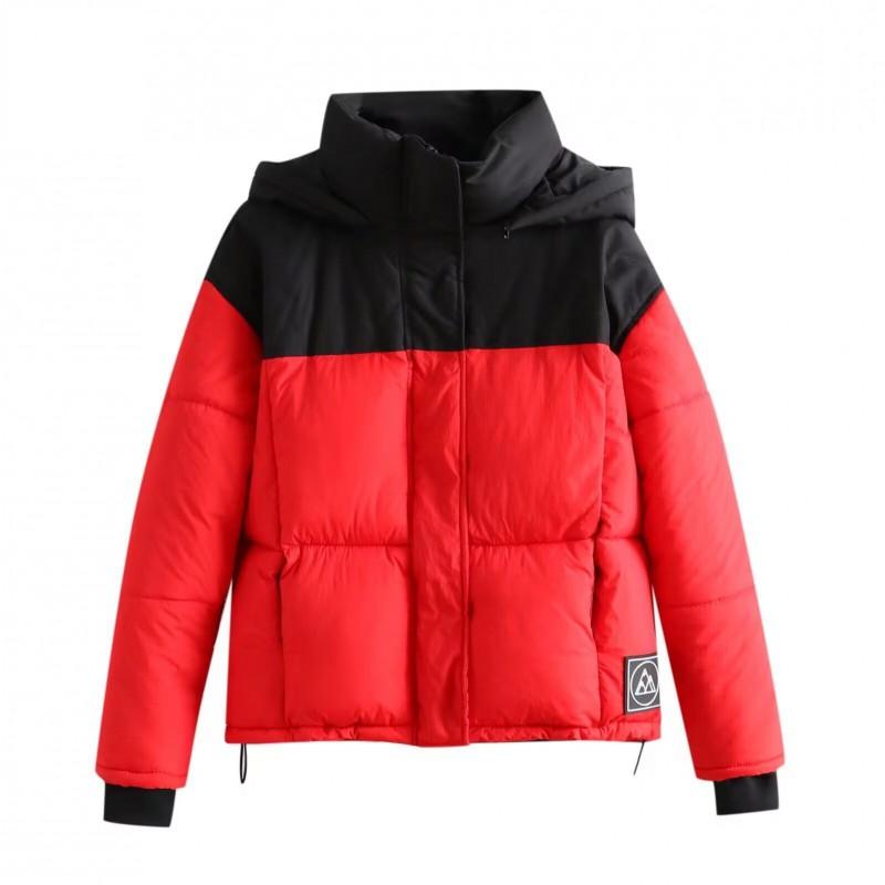 Womens Oversized Hooded Puffer Jacket With