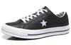 Converse One Star Low Leather Black White 158465C