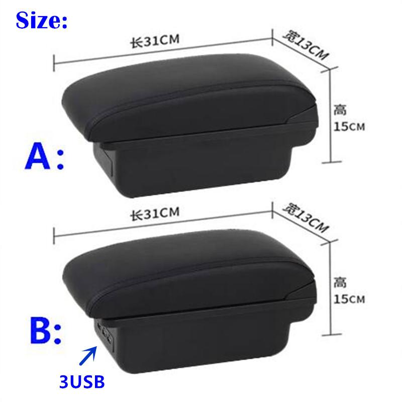 For Hyundai I20 Armrest box For Hyundai i20 Car Armrest box 2021 2022 2023 2024 Interior Parts Storage Box Car Accessories