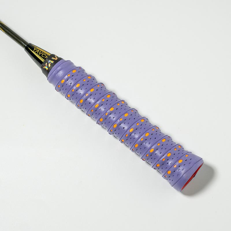 Dual-Color Perforated Grip Tape for Fishing Rods & Sports Rackets: Non-Slip, Breathable, Sweat-Absorbing, Wear-Resistant