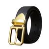 Belt Men's Korean-Style Retro Trendy Unique High-End Leather Pin Buckle First Layer Cowhide Brass Buckle Jeans Belt