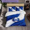 Sheffield Wednesday Football 3 Piece Bedding Set Soft Duvet Cover Set with Pillowcases Printed Bedroom Decor Set for Home