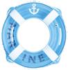 Igarashi 60cm Inflatable Ring, Clear Marine Style, with Rope, RGE-60D