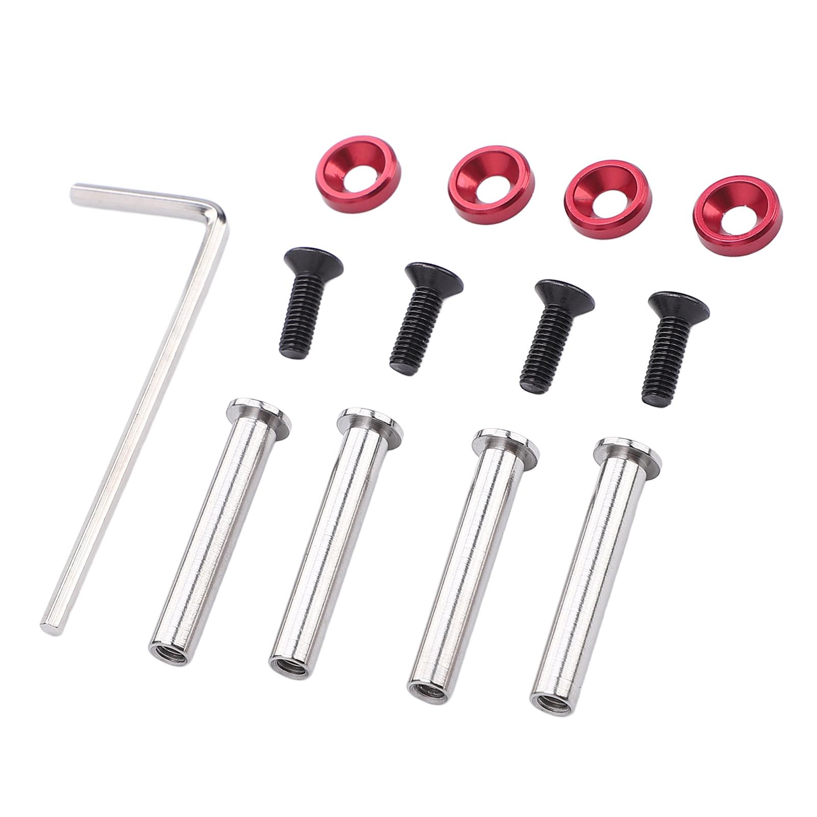 

4 Pcs Computer Cooling Fan Screw Color Anodized PC Case Cooling Fan Screw for Water Cooling PC Case Fan