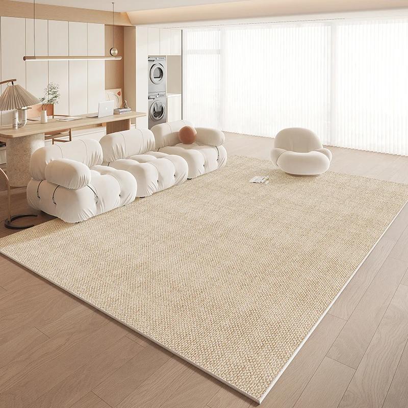 Cream Style Living Room Carpet - Water And Stain Resistant - Large Area Rug - Sofa Coffee Table Blanket - Home Decoration