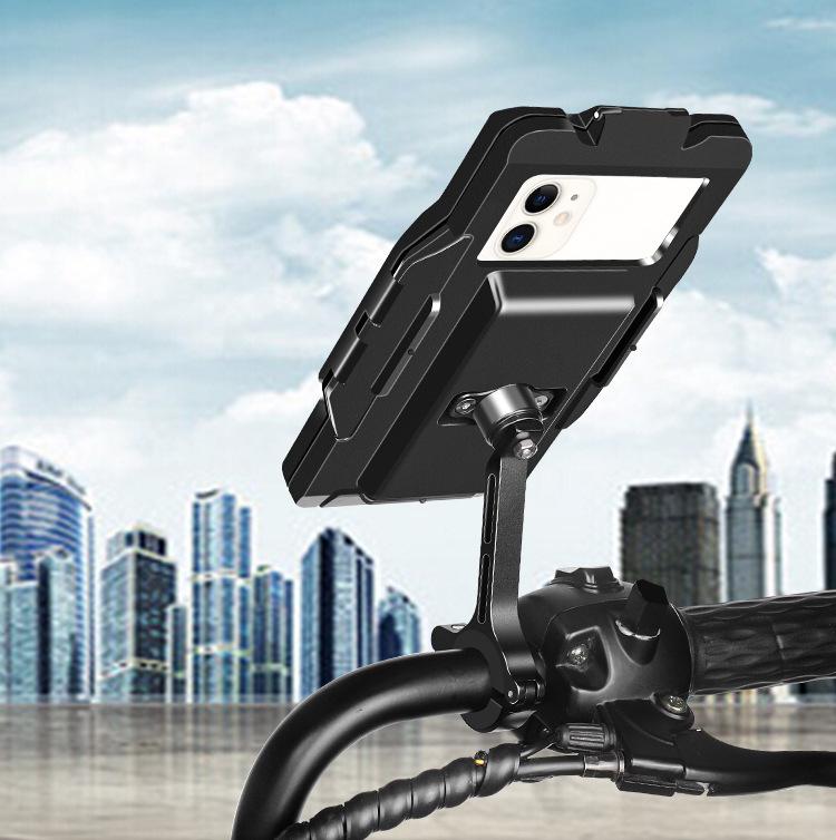 GUB PLUS16 Waterproof Bicycle  Motorcycle Phone Holder Standard Handlebar чёрный