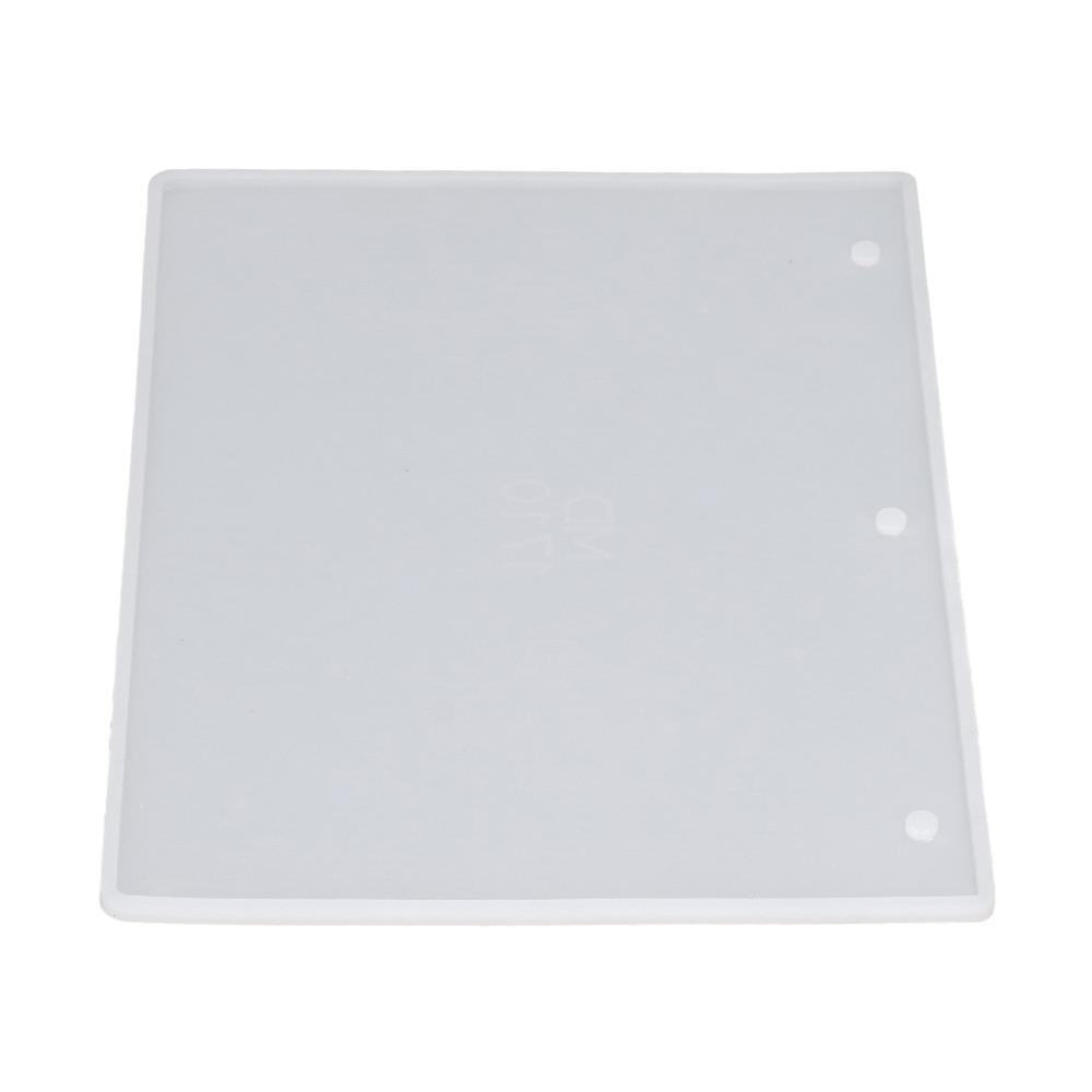Soft Silicone Notebook Cover Mold Resin Casting Grey White DIY Silicone Notebook Mold Easy Demold Notebook Resin Mold