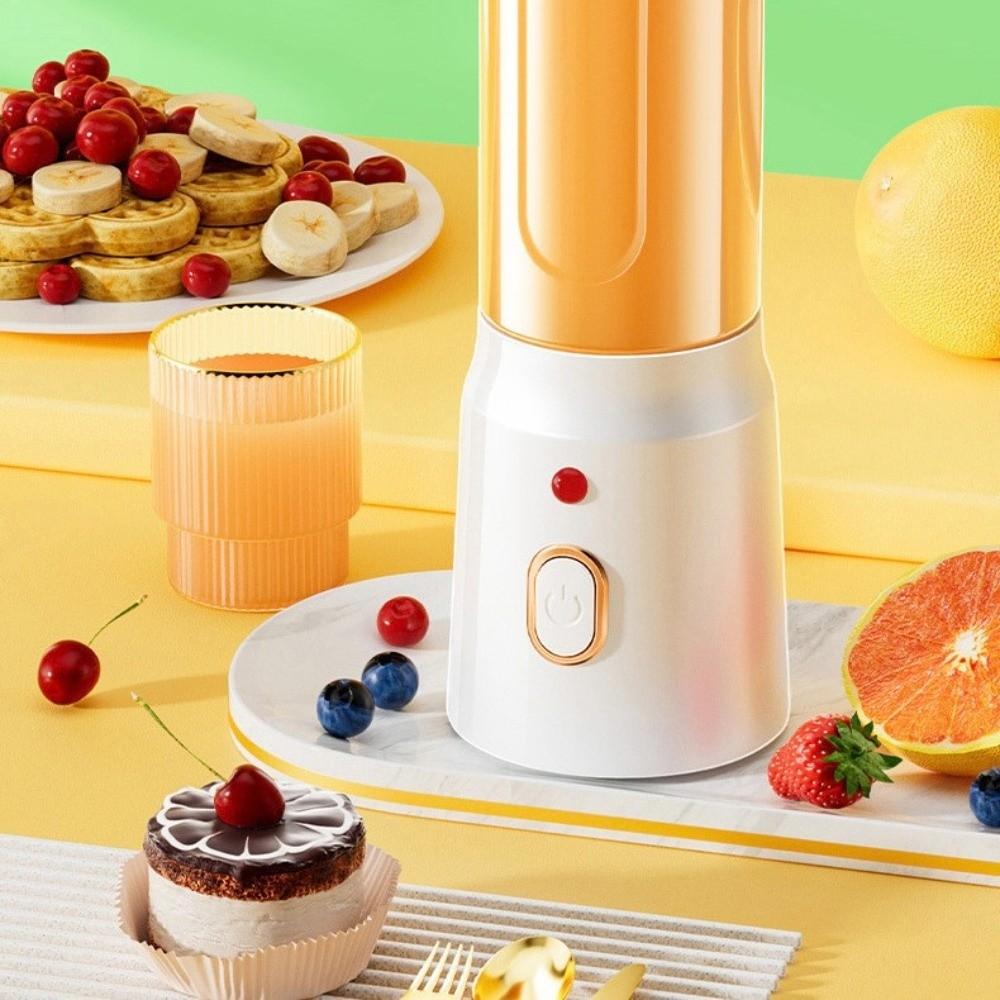 Electric Smoothie Blender USB Rechargeable Juicer Machine Portable Juicer Cup  Crushed Ice