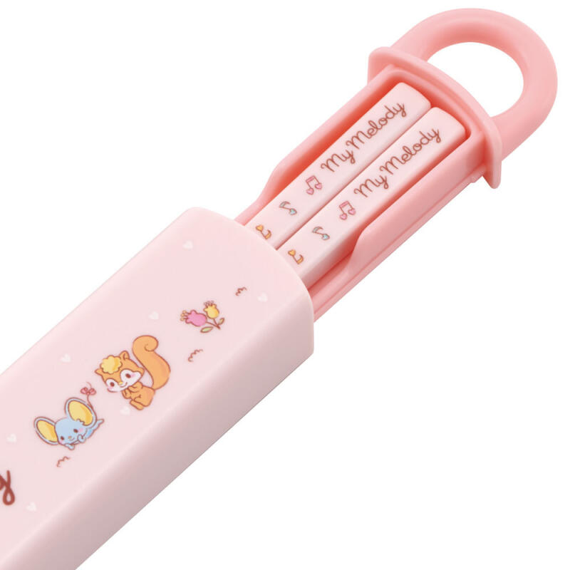 My Melody Soft Music Slide Chopsticks Set 16.5cm