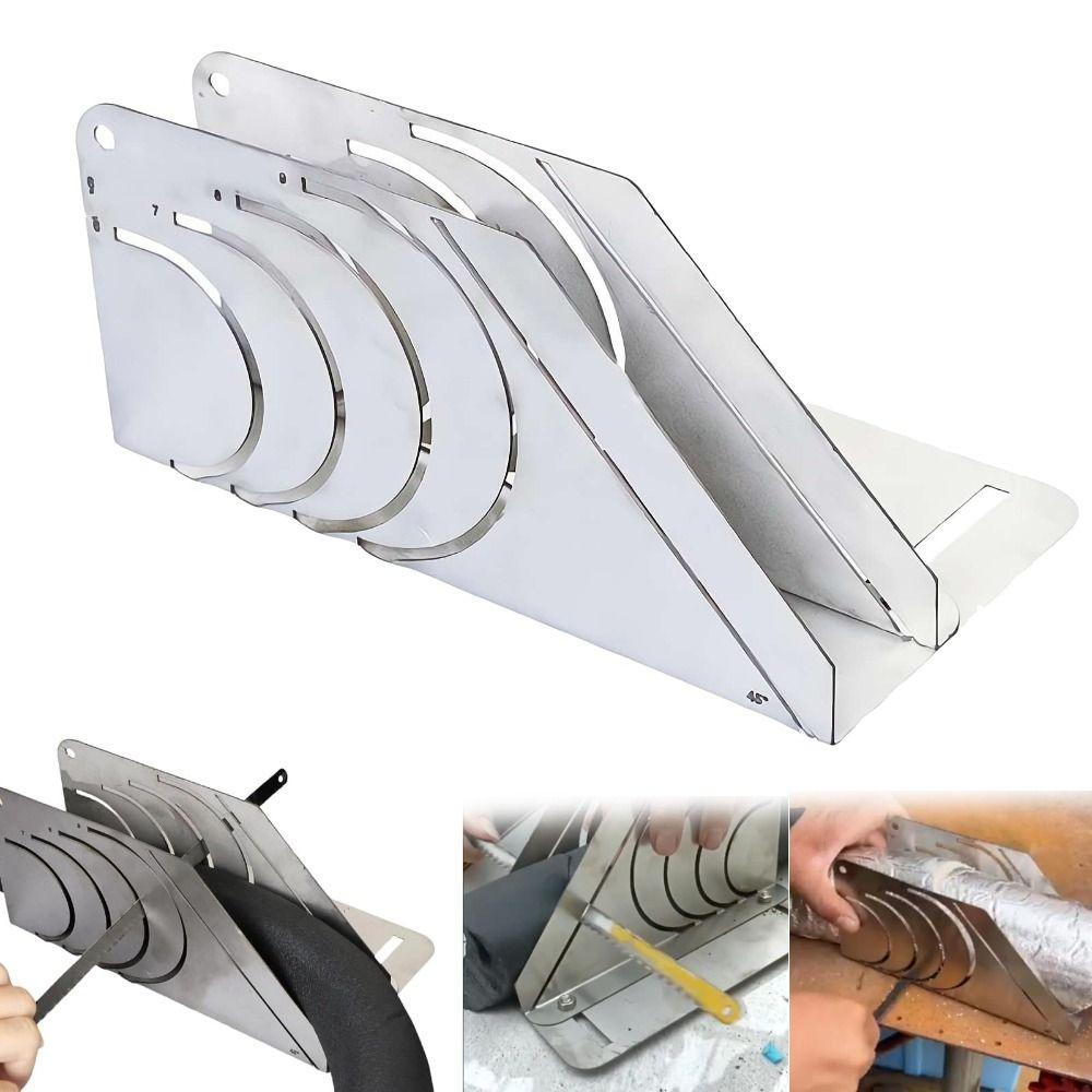 

Diameters Ranging 60-90mm Foam Pipe Cutter Tool Cutting Fixture Pipe Cutting Guide 60-90mm