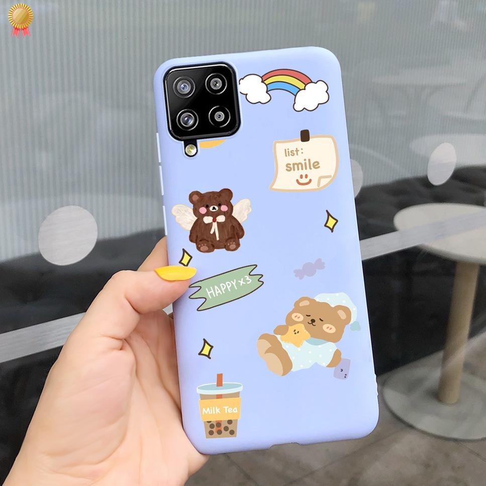 Für Samsung Galaxy A12 A42 Hülle Niedliche Cartoon Weiche Silikon Stoßstange Abdeckung Für SamsungA12 Funda Samsung A12 A42 A 12 42 Handyhülle