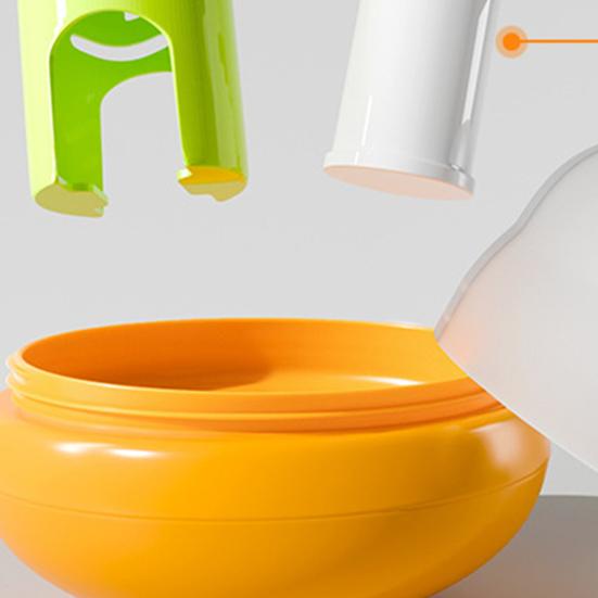 Interactive Puzzle Food Dispensing Toy Carrot Design Tumbler Pet Slow Feeder for Medium Small Dogs Cats IQ Training Brain Stimulation