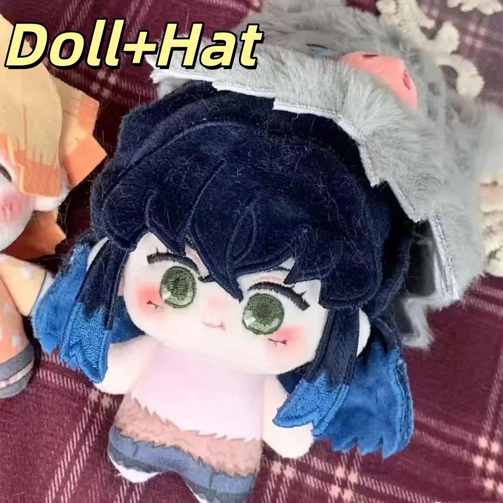 10cm Kawaii Inosuke Plush Toy With Hat High Quality Figure Game Anime Cosplay Stuffed Doll Birthday Gifts Fans