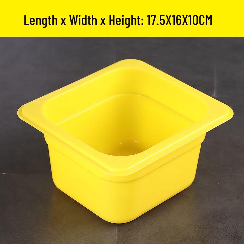 Qianxing Colored Acrylic Fractional Food Pan