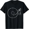New Limited Vinyl Record Player Sketch Drawing T-Shirt