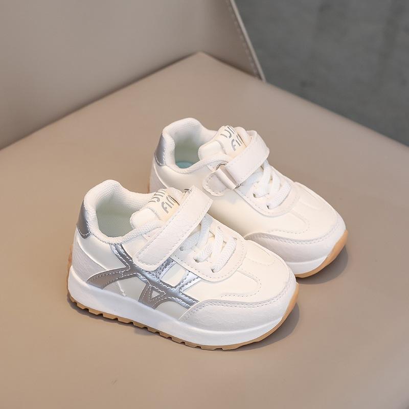 Children's Forrest Gump Shoes 2025 Spring and Autumn Girls Leather Running Shoes Korean Version Boys Casual Board Shoes Medium and Small Chil