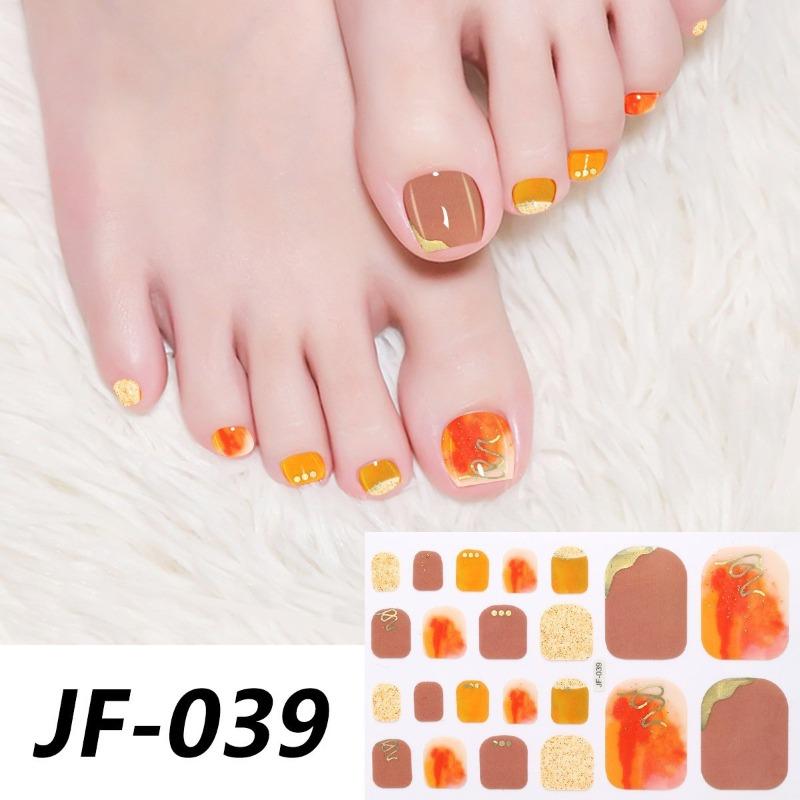 Naklejki na paznokcie u stóp w jednolitym kolorze, z brokatem i efektem kociego oka, wodoodporne, wybielające, pełne naklejki, naklejki na paznokcie u stóp, naklejki na paznokcie z efektem aurora