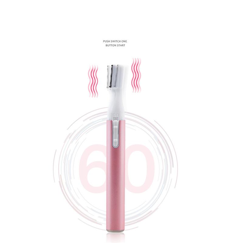 Portable Electric Eyebrow Trimmer Hair Remover Face Razor Blades Shaver Makeup Cosmetic Kit Epilator