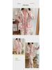 Damen Cartoon Baumwollpyjama Set - Warm und stilvoll für Herbst/Winter