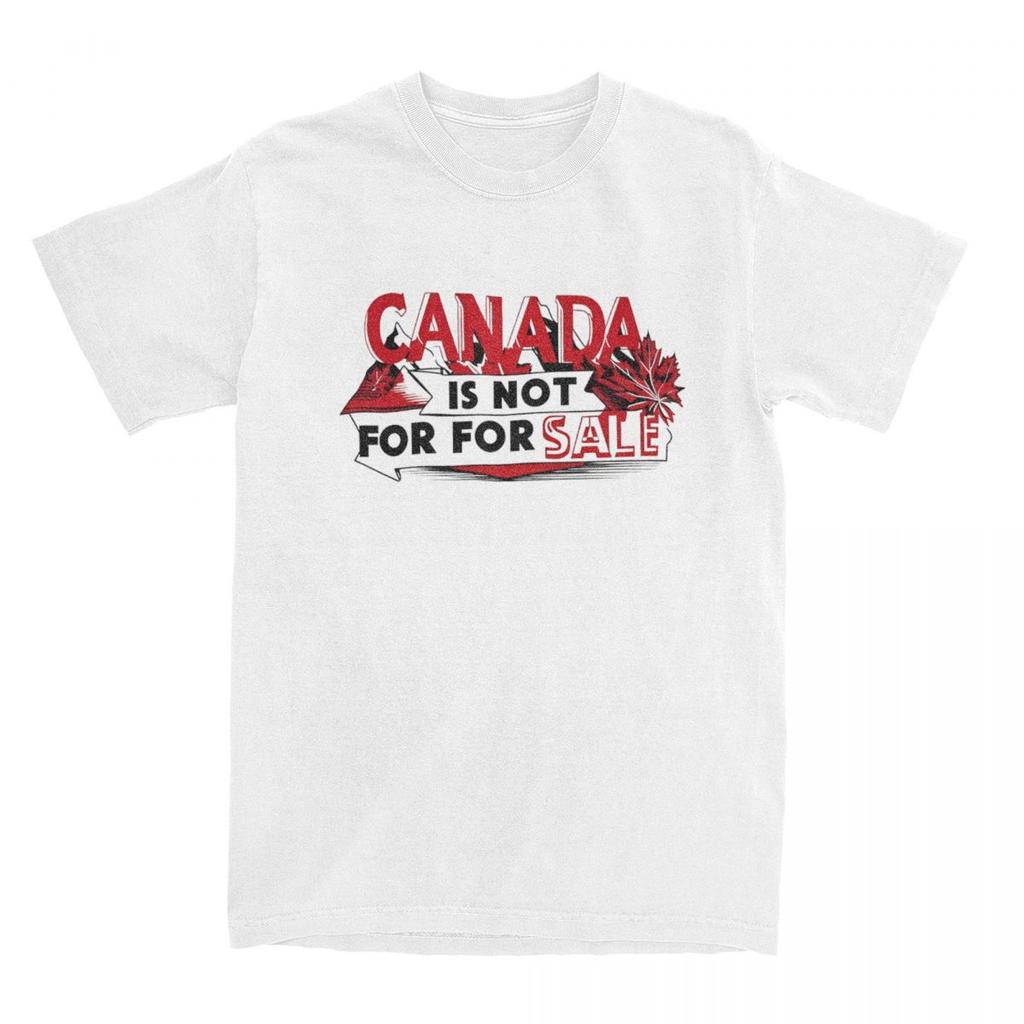 CANADA IS NOT FOR SALE T-Shirt Harajuku T-Shirts Short Sleeve Y2K Funny Tshirt Summer Cotton O-Neck Plus Size 5XL Tees